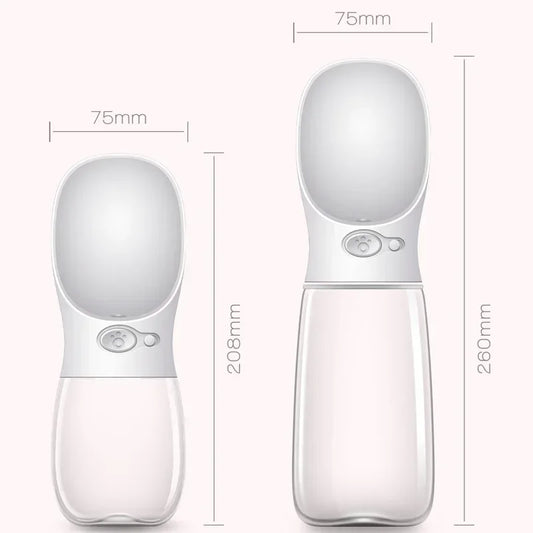 Praktische Hunde-Wasserflasche To-Go