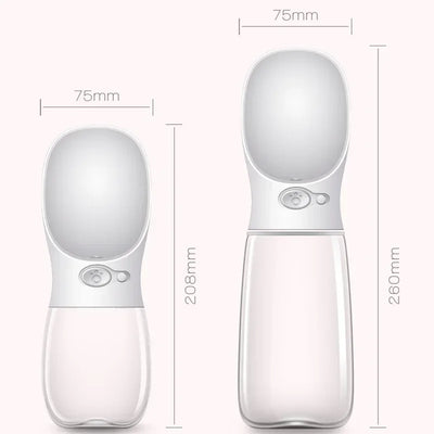 Praktische Hunde-Wasserflasche To-Go