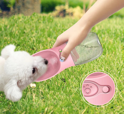Praktische Hunde-Wasserflasche To-Go