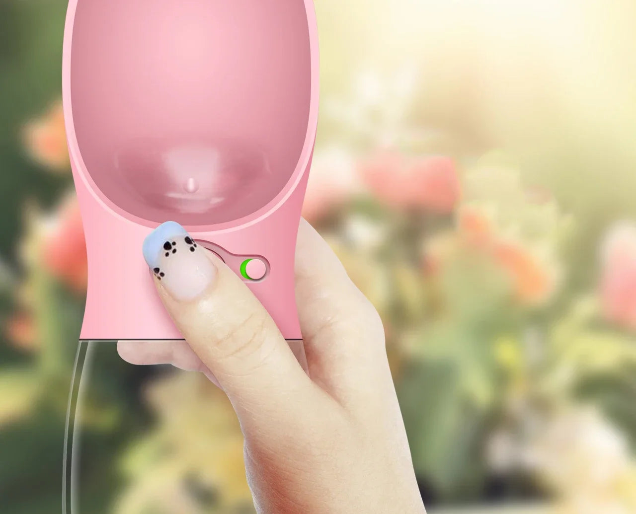 Praktische Hunde-Wasserflasche To-Go