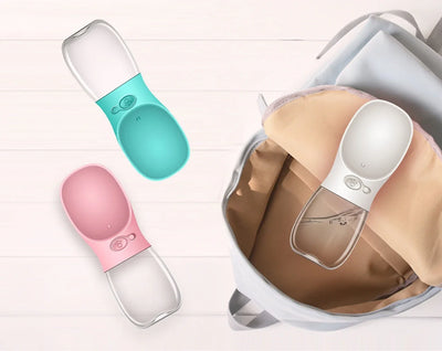 Praktische Hunde-Wasserflasche To-Go