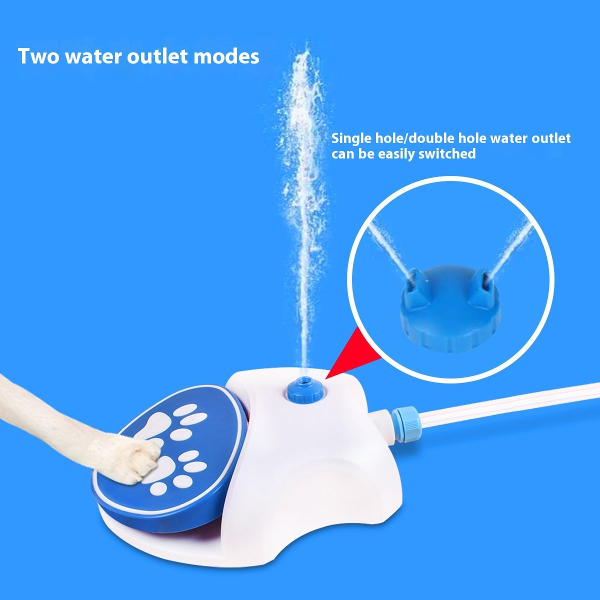 Pet Outdoor Foot Pressure Automatic Water Dispenser